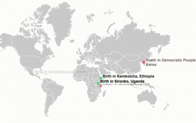 A Real-Time Map of Births and Deaths