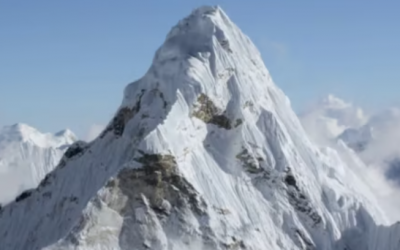 The Himalayas from 20,000 ft.