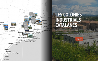 Mapa de les colònies industrials de Catalunya