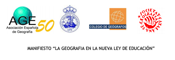 Manifest sobre l’ensenyament de la Geografia en els nivells educatius no universitaris