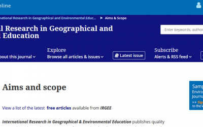 International Research in Geographical & Environmental Education